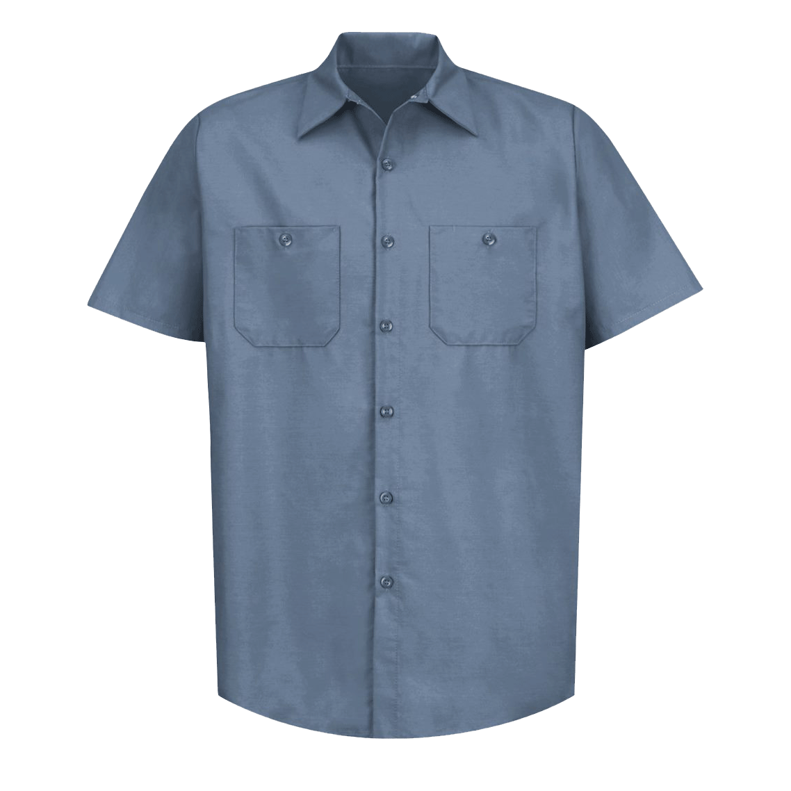 Mens Workshop Shirt Uniform Short Sleeve Zipper Factory Work